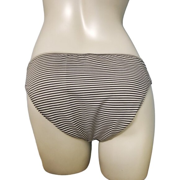 Victoria's Secret Swimwear Bikini Bottom Women Size Medium Striped The Knockout - Picture 7 of 9